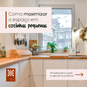 Maximizar espaço em cozinhas pequenas - Salí Arquitetura